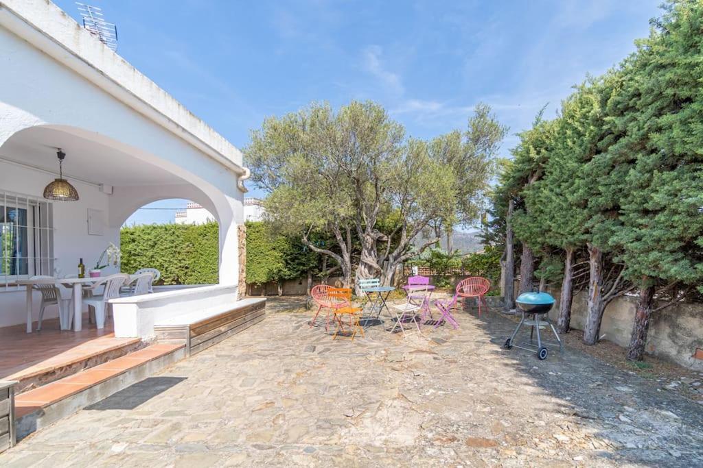 Mb1-House With Big Garden ,Swimming-Pool, & Barbacue In Roses Villa Exterior photo